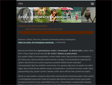 Tablet Screenshot of homeopati.cz